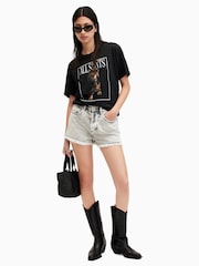 AllSaints Black Boyfriend Pepper T-Shirt - Image 3 of 5