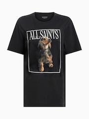 AllSaints Black Boyfriend Pepper T-Shirt - Image 5 of 5