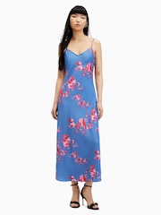 AllSaints Pink Bryony Iona Dress - Image 1 of 5