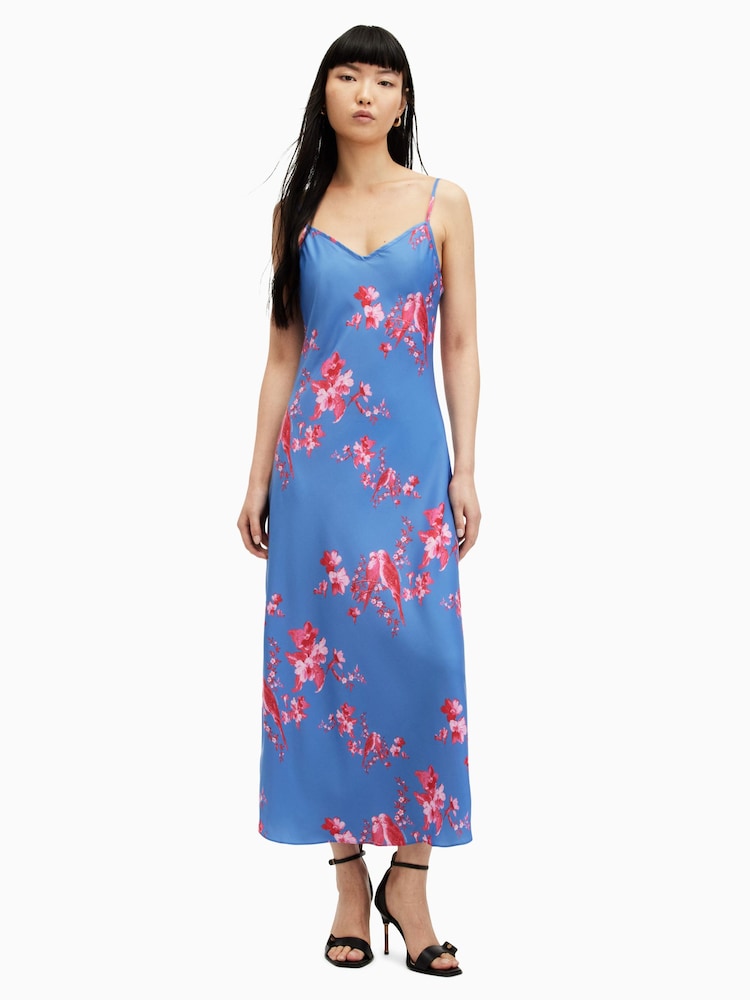 AllSaints Pink Bryony Iona Dress - Image 1 of 5