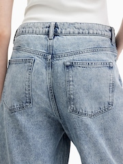 AllSaints Blue Blake Cropped Jeans - Image 5 of 8