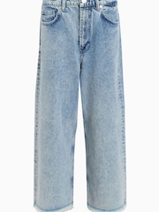 AllSaints Blue Blake Cropped Jeans - Image 8 of 8