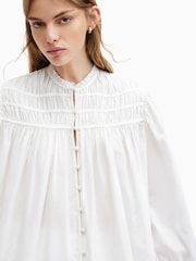 AllSaints White Etti Shirt - Image 3 of 7