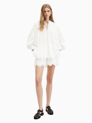AllSaints White Etti Shirt - Image 5 of 7