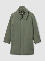 Reiss Logan Gabardine Coat with Removable Gilet - Imagen 2 de 5