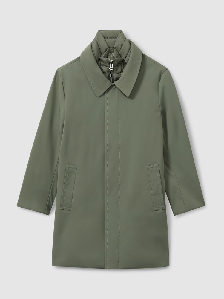 Reiss Logan Gabardine Coat with Removable Gilet - Imagen 2 de 5 Reiss Logan Gabardine Coat with Removable Gilet - Imagen 2 de 5