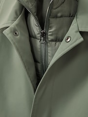Reiss Logan Gabardine Coat with Removable Gilet - Imagen 5 de 5