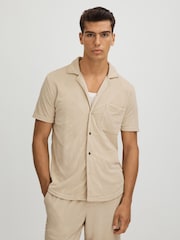 Natural - Paige Terry Cuban Collar Shirt - Imagen 3 de 5
