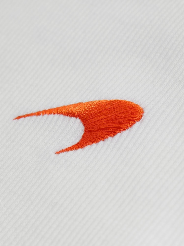Reiss White Lane 9-13 yrs McLaren F1 Ribbed Cotton Embroidered Vest - Image 2 of 3