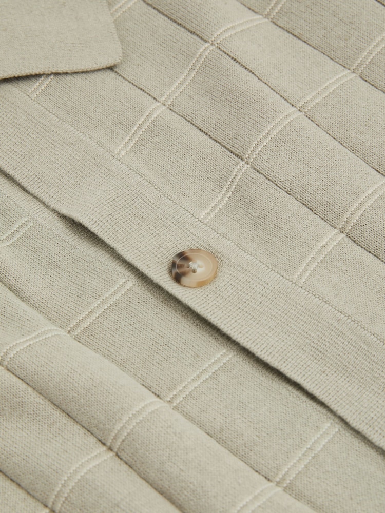 Paige Cotton-Linen Knitted Check Shirt - Image 2 of 6