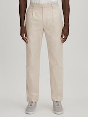 Paige Cotton-Lyocell Straight Leg Trousers - Image 3 of 6
