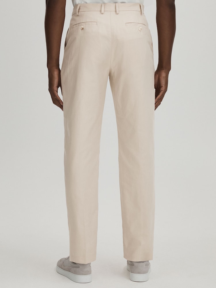 Paige Cotton-Lyocell Straight Leg Trousers - Image 5 of 6