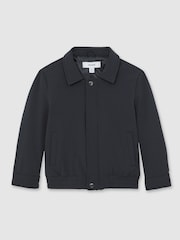 Reiss Blue 13-14 yrs Zip Through Harrington Jacket - Image 1 of 4