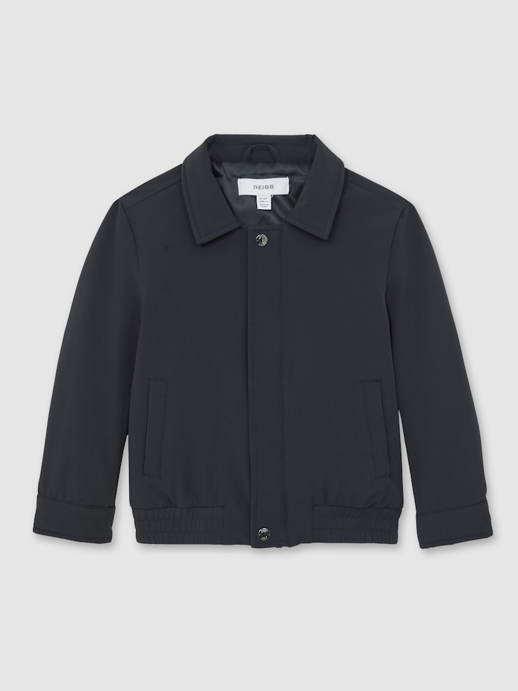 Reiss Blue 13-14 yrs Zip Through Harrington Jacket - Image 1 of 4