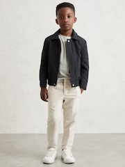 Reiss Blue 13-14 yrs Zip Through Harrington Jacket - Image 2 of 4