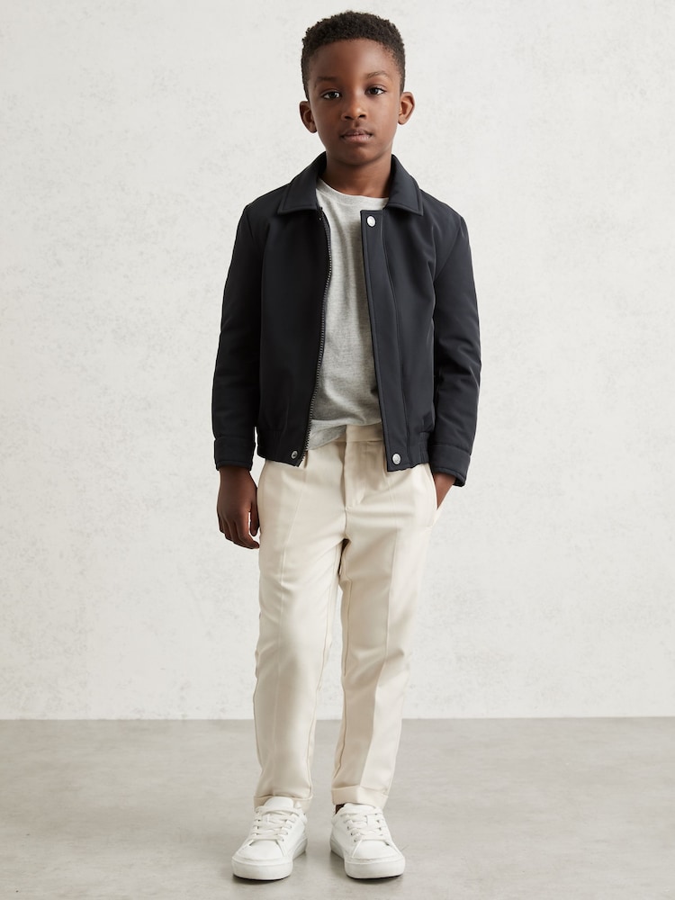 Reiss Blue 13-14 yrs Zip Through Harrington Jacket - Image 2 of 4