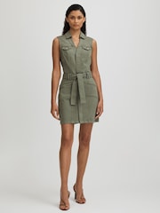 Paige Denim Mini Dress - Image 1 of 5