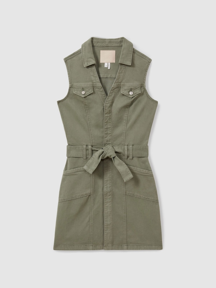 Paige Denim Mini Dress - Image 2 of 5