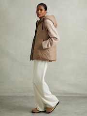 Reiss Farley Padded с капюшоном Gilet - Изображение 3 из 6