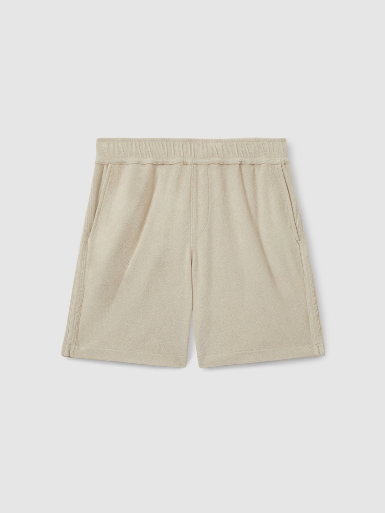 Natural - Paige Terry Drawstring Shorts - Imagen 1 de 2 Natural - Paige Terry Drawstring Shorts - Imagen 1 de 2
