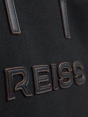 Reiss Black Lola Canvas Logo Tote - Image 4 of 4