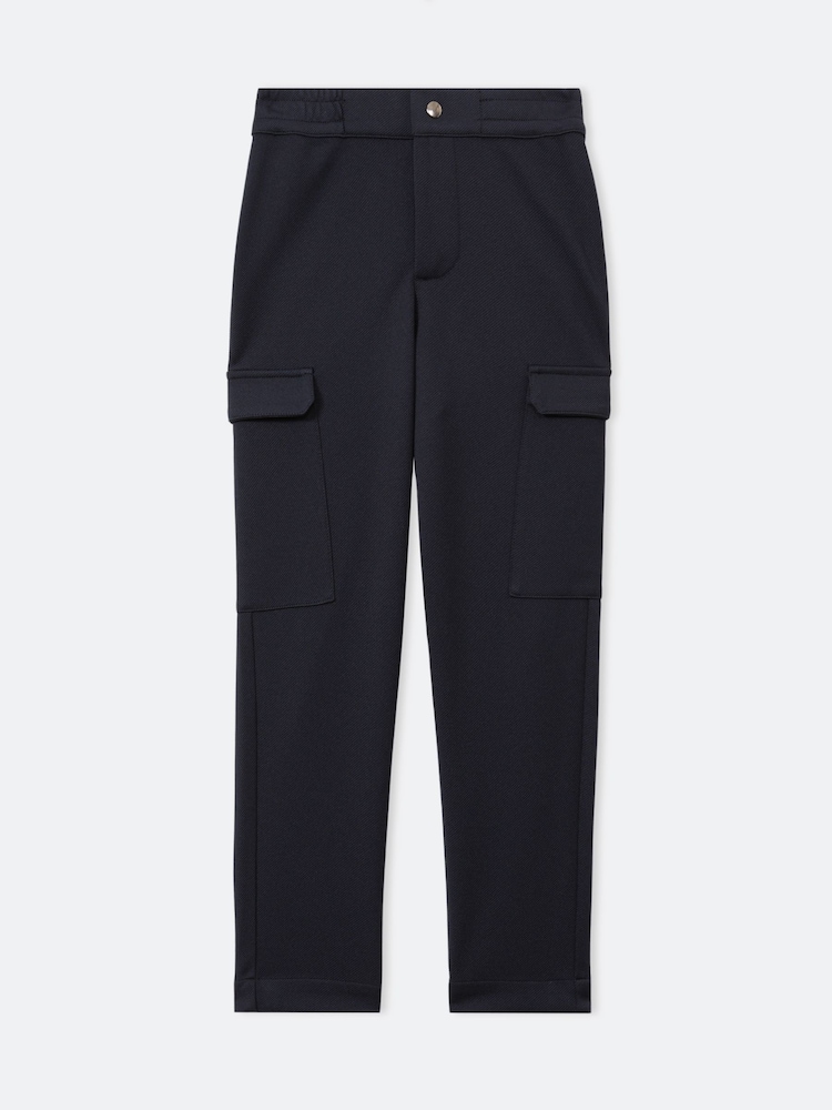 Reiss Navy Orwell Twill Cargo Trousers - Image 1 of 3