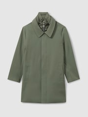 Reiss Logan Gabardine Coat with Removable Gilet - Imagen 2 de 5