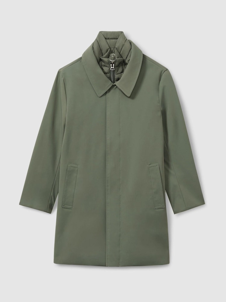Reiss Logan Gabardine Coat with Removable Gilet - Imagen 2 de 5 Reiss Logan Gabardine Coat with Removable Gilet - Imagen 2 de 5