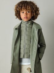 Reiss Logan Gabardine Coat with Removable Gilet - Imagen 3 de 5