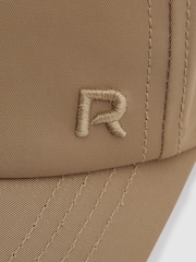 Reiss Cream Nikki Elasticated Back Baseball Cap - Image 4 of 4