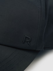 Reiss Black Nicole Logo-Embroidered Baseball Cap - Image 5 of 5