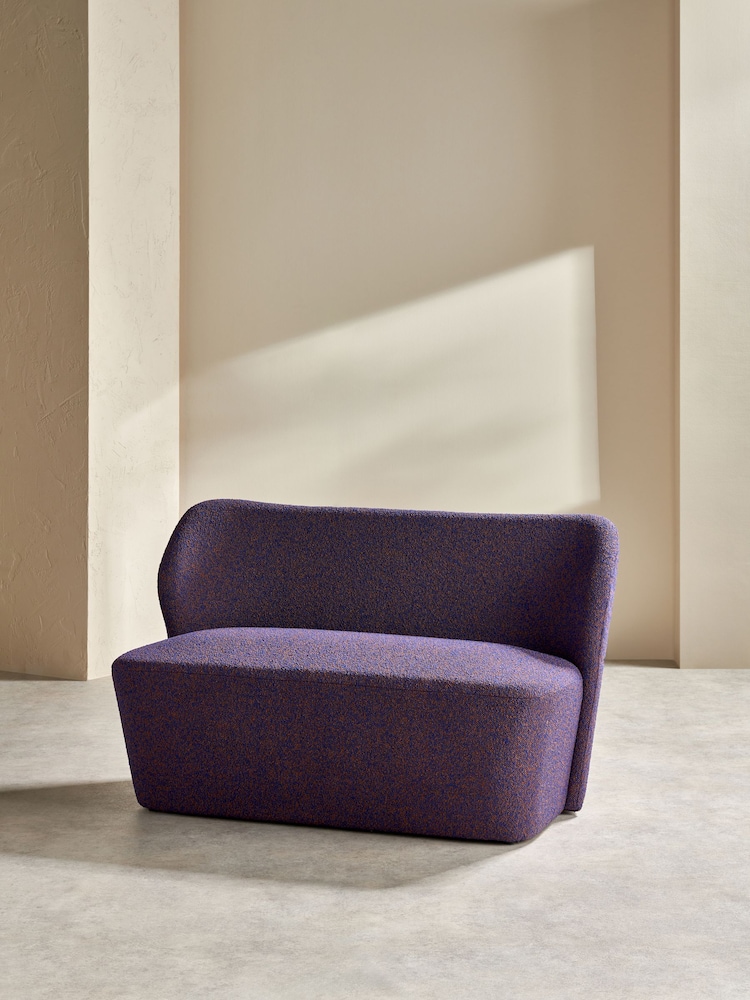 MADE.COM Cobalt Blue Pax Boucle Topeka Small 2 Seater Sofa - Image 2 of 4