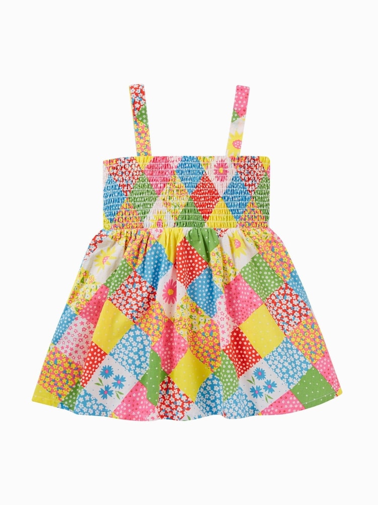 Frugi Blue 2 In 1 Floral Skirt To Top - Image 2 of 5