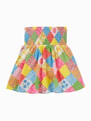 Frugi Blue 2 In 1 Floral Skirt To Top - Image 3 of 5