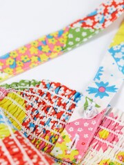Frugi Blue 2 In 1 Floral Skirt To Top - Image 5 of 5