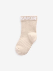 متعدد الألوان - حزمة من 5 جوارب للبيبي من Baker by Ted Baker - صورة 5 من 8