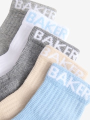 متعدد الألوان - حزمة من 5 جوارب للبيبي من Baker by Ted Baker - صورة 8 من 8