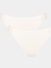 Sloggi GO White Tai Briefs 2 Pack - Image 4 of 6