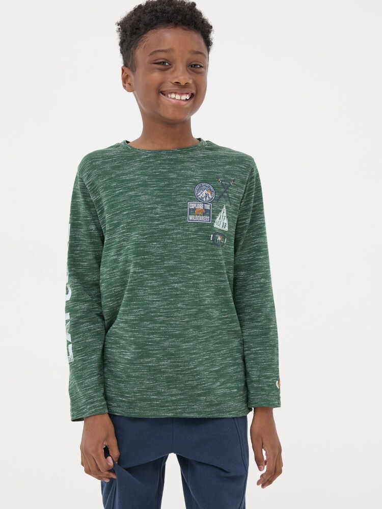 Dark Green Explore Ski T-Shirt - Image 1 of 5 Dark Green Explore Ski T-Shirt - Image 1 of 5