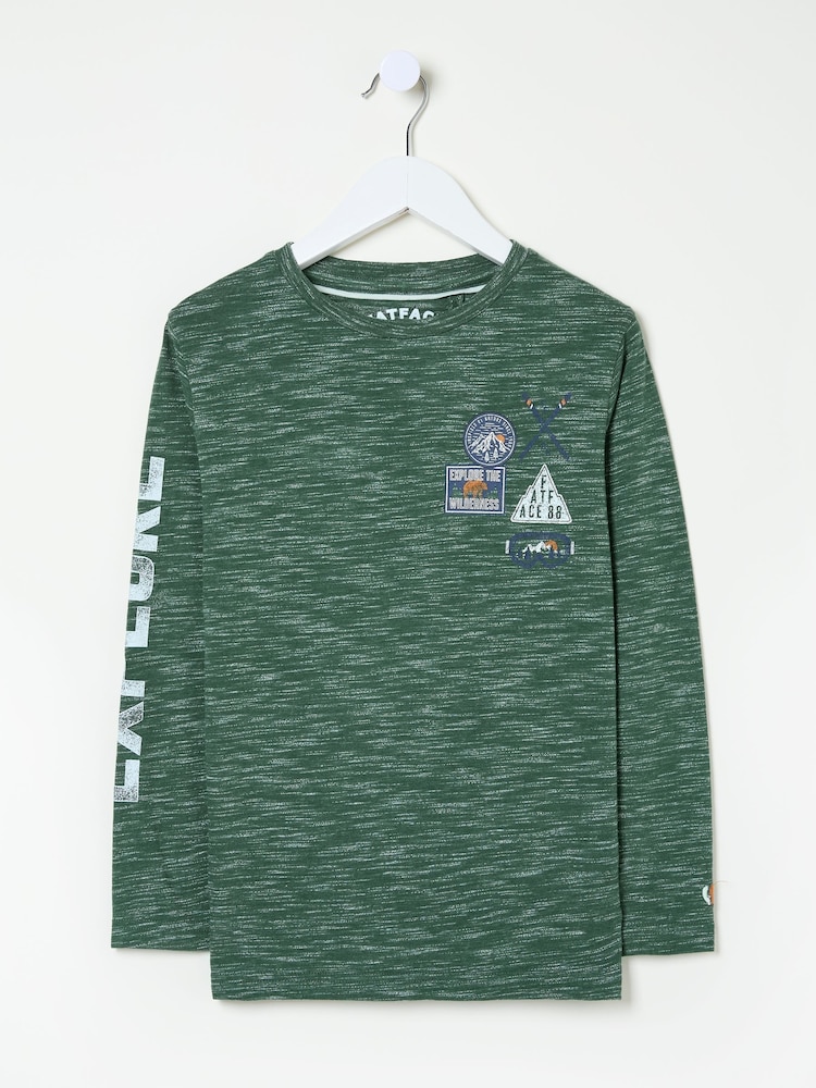 Dark Green Explore Ski T-Shirt - Image 5 of 5