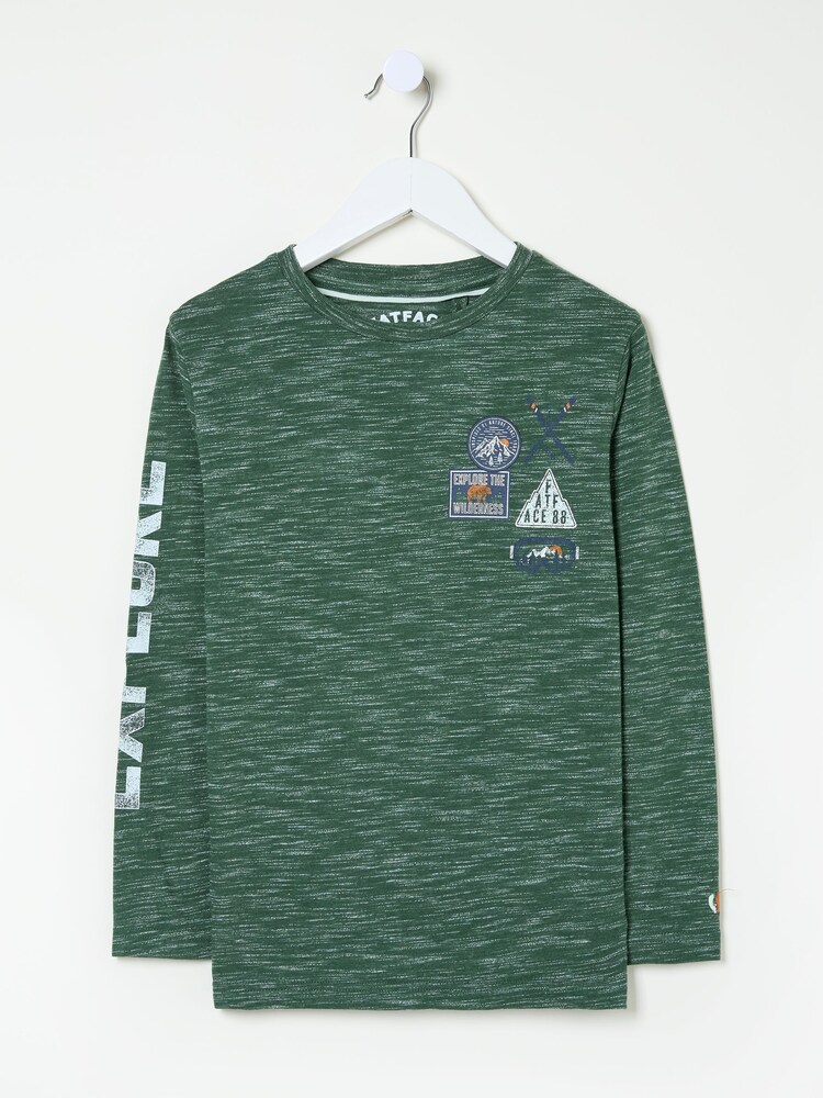 Dark Green Explore Ski T-Shirt - Image 5 of 5 Dark Green Explore Ski T-Shirt - Image 5 of 5