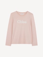 Chloé Long Sleeve Logo T-Shirt - Image 1 of 2