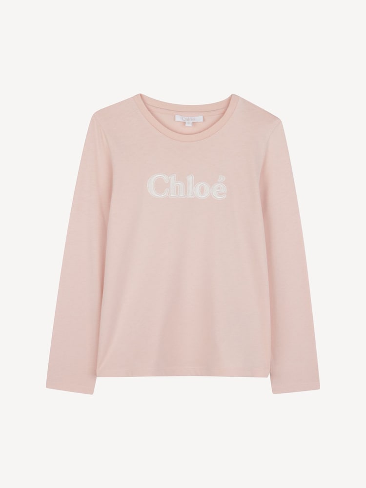Chloé Long Sleeve Logo T-Shirt - Image 1 of 2