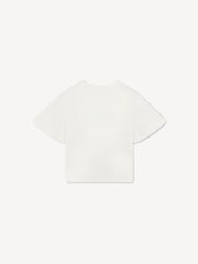 Chloé Cream Short Sleeve Logo T-Shirt - Image 2 of 3