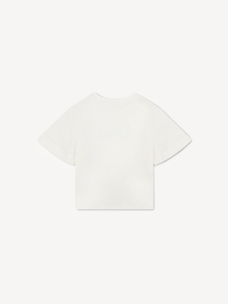 Chloé Cream Short Sleeve Logo T-Shirt - Image 2 of 3
