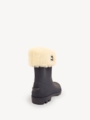Chloé Blue Sherpa Fleece Lined Logo Wellies - Image 5 of 7