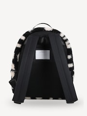 Marc Jacobs All Over Logo Faux Shearling Black Backpack - Image 4 of 9