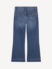 Chloé Blue Wide Leg Denim Jeans With Logo - Image 2 of 3