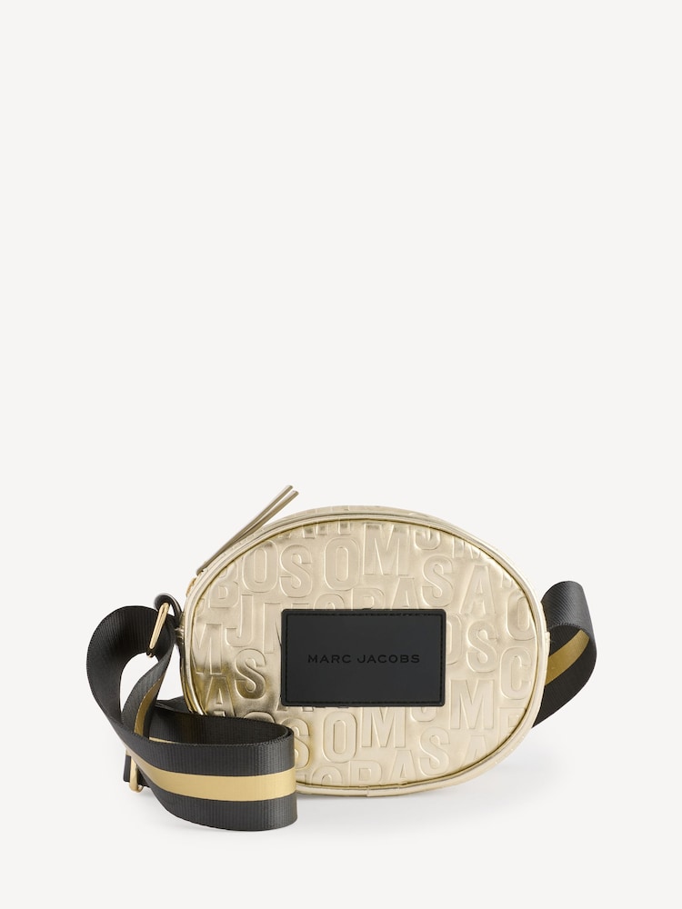 Marc Jacobs Gold Logo Cross-Body Bag - Image 2 of 7