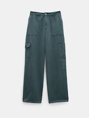 Hush Grey Beatrice Soft Utility Trousers - Image 5 of 5